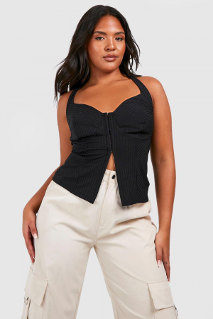 FEMEI - Corset fara maneca cu carlig