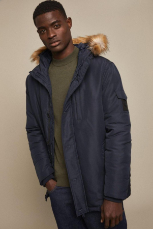 Geaca Parka elegantă cu glugă, groasă [1]