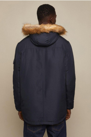 Geaca Parka elegantă cu glugă, groasă [2]