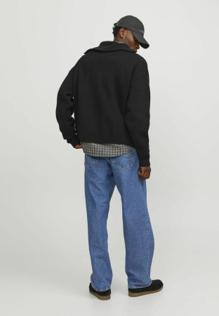 HALF-ZIP - Pulover - black [1]