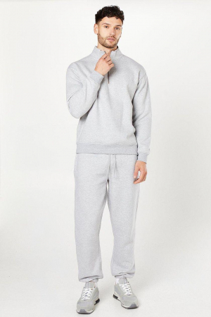 Hanorac din jerseu cu jumătate de fermoar [4]