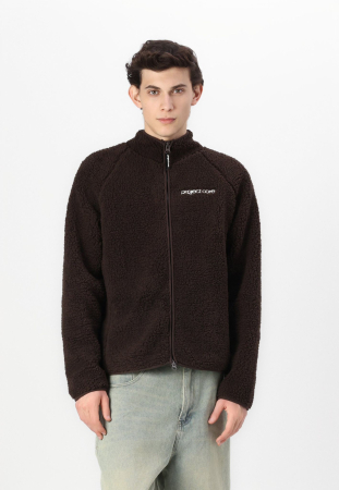 BĂRBAȚI - Jachetă din fleece - chocolate brown