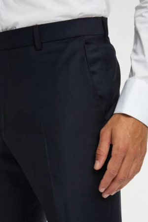 Pantaloni de costum bleumarin cu croială Tailored [1]
