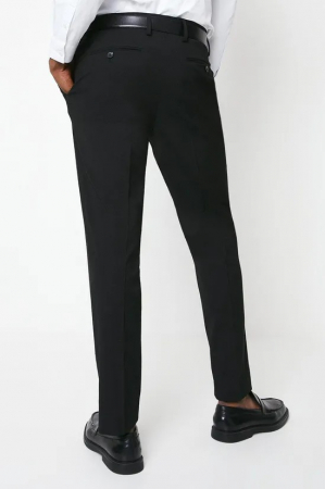 Pantaloni de costum negri, model esențial [2]
