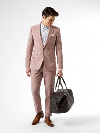 PANTALONI - Pantaloni eleganți roz