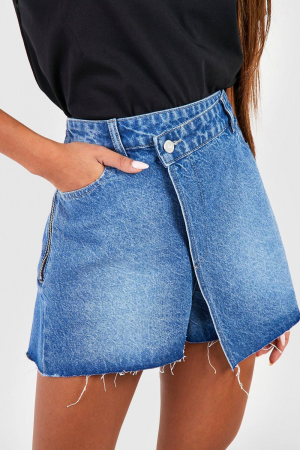 FEMEI - Pantaloni-fusta din denim