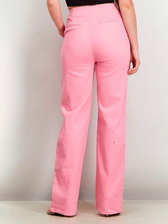 Pantaloni roz cu fermoar [1]