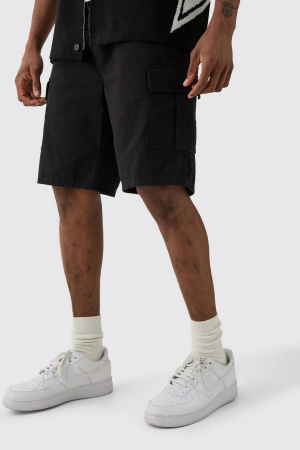 Pantaloni scurti cargo cu elastic [2]