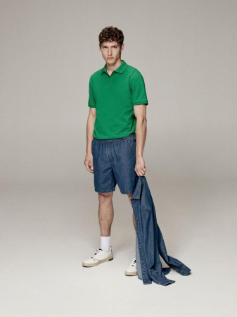 BĂRBAȚI - Pantaloni scurți jogger chino din denim