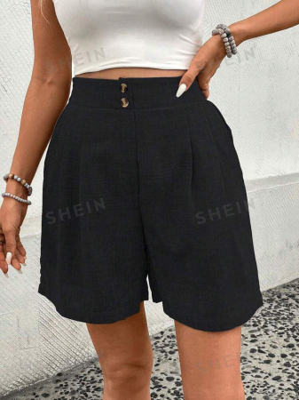 Pantaloni Scurți Palazzo Casual [1]