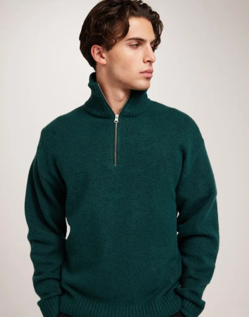 Pulover JOROLLIE KNIT cu fermoar pe jumătate [1]