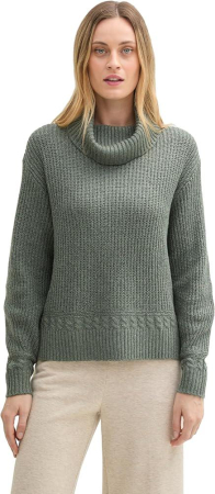 FEMEI - Pulover tricotat ripsat