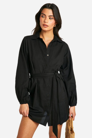 FEMEI - ROCHIE CAMASA WRAP CU ASPECT DE IN