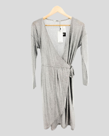 FEMEI - Rochie cu fir argintiu