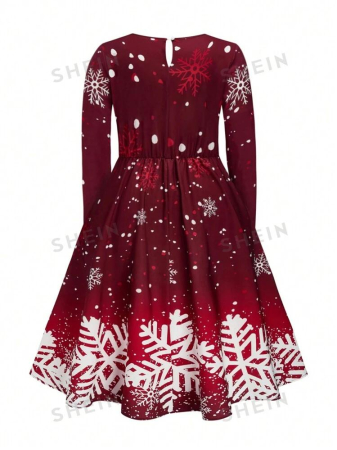 Rochie Dama Marime Plus Flouri De Nea Imprimat Flare [1]