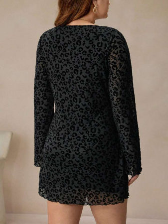 Rochie lungă minimalistă și la modă pentru toamnă și iarnă [2]