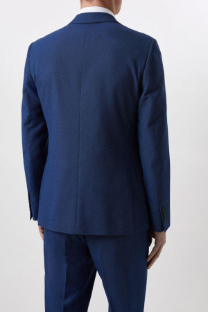 Sacou de costum albastră Slim Fit Plus And Tall [2]