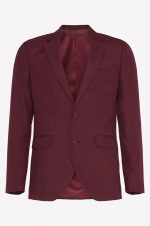 Sacou de costum Burgundy slim Fit [3]