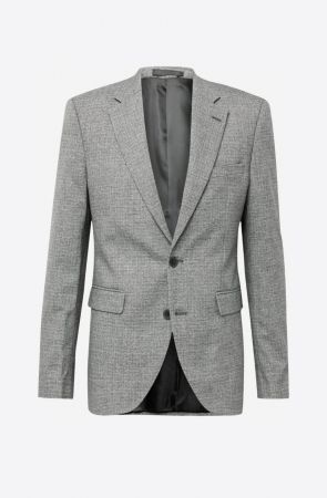 Sacou de costum gri cu model [3]