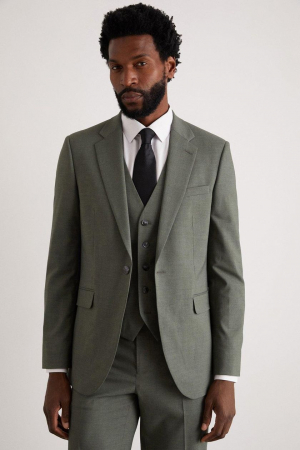 BĂRBAȚI - Sacou de costum slim fit din twill fin