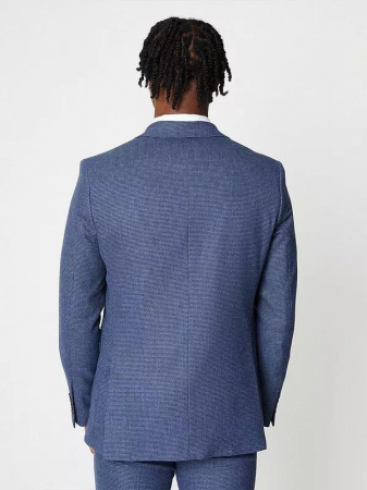Sacou de costum subțire Burton Blue Puppytooth [2]