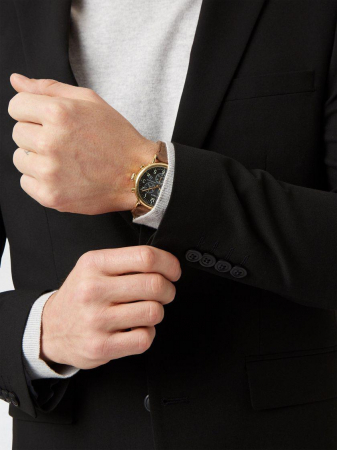 Sacou neagru Slim Fit Essential [2]