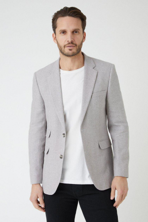 Sacou Slim Fit Taupe Twill [1]
