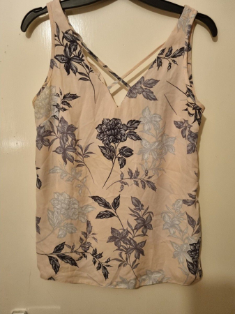 FEMEI - Top cu imprimeu floral roz
