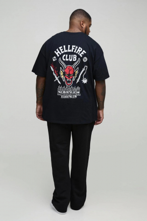 BĂRBAȚI - Tricou cu licenta STRANGER THINGS HELLFIRE