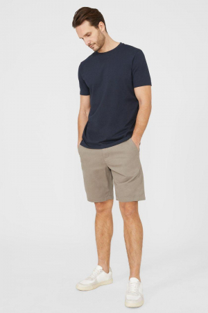 Tricou din bumbac cu decolteu rotund [2]