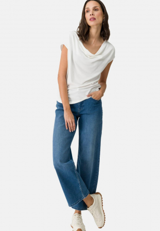 Tricou elegant cu decolteu draped [1]