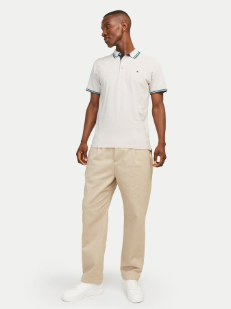 MAIOURI/TRICOURI - Tricou polo  Bej Slim Fit