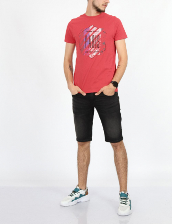 BĂRBAȚI - Tricou print Paris 100% bumbac