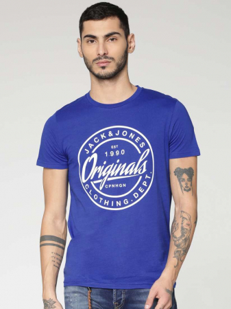 Tricou slim fit cu imprimeu [1]