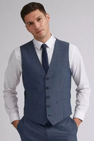 VESTE COSTUM - Vesta sacou cu model subtil