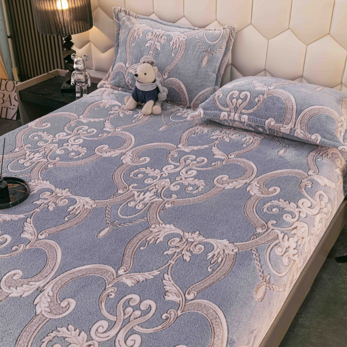 Husa de pat Cocolino cu elastic cu 2 fete de perna, Jojo C1011 [2]