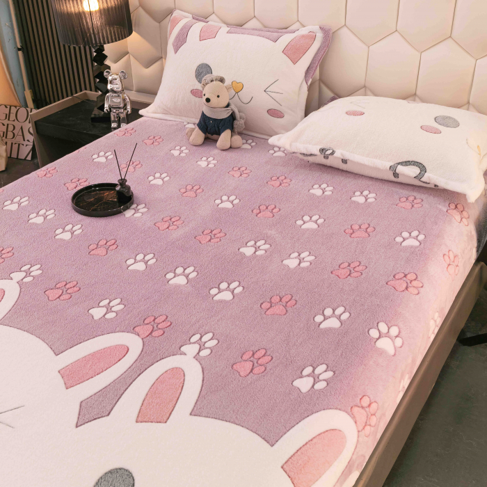 Husa de pat Cocolino cu elastic cu 2 fete de perna, Jojo C1016 [2]