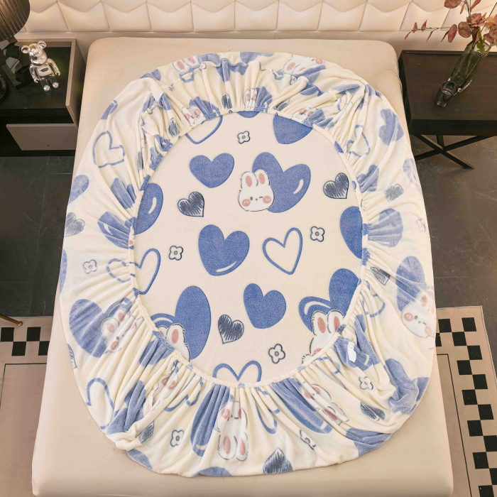 Husa de pat Cocolino cu elastic cu 2 fete de perna, Jojo C1017 [3]