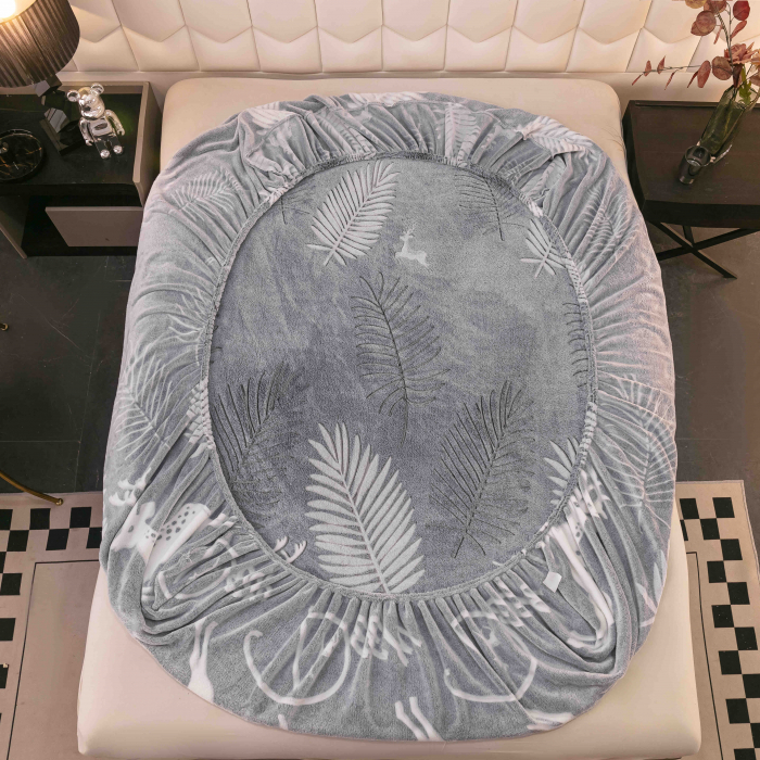 Husa de pat Cocolino cu elastic cu 2 fete de perna, Jojo C1019 [3]