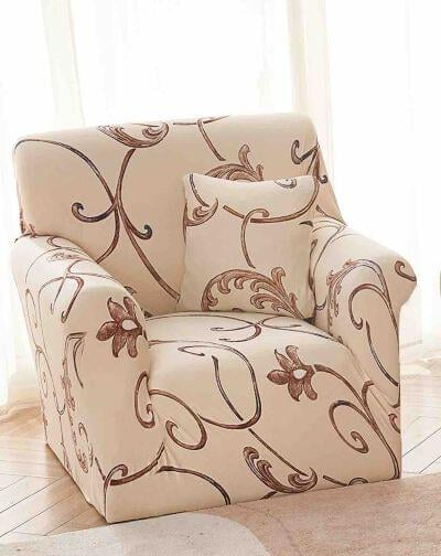 Husa Elastica Pentru Fotoliu din Lycra - Crem C704 [1]