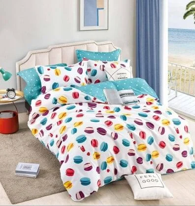 Lenjerie de pat, 1 persoana, Bumbac Finet, 4 piese Jojo [1]
