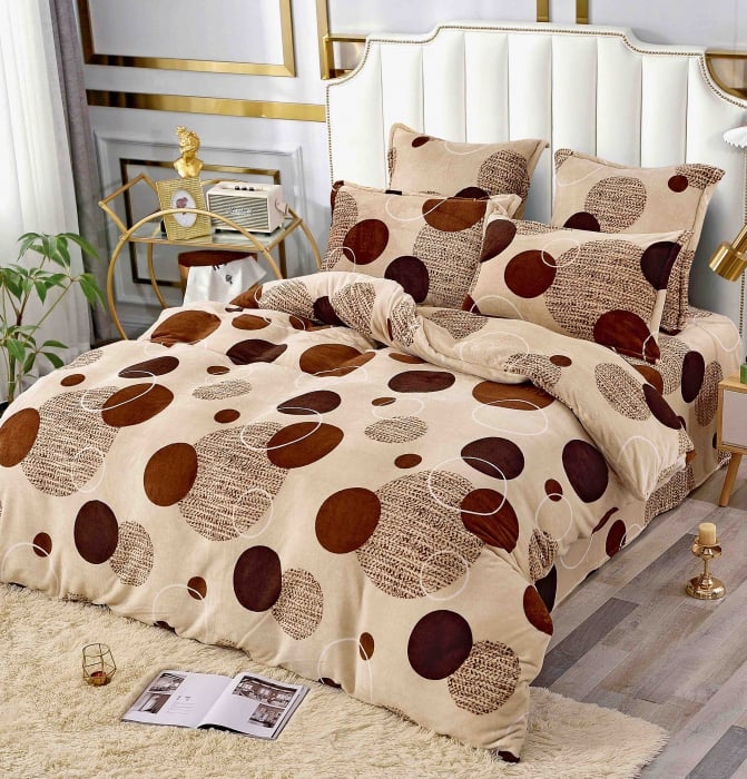 Lenjerie de Pat Dublu Cocolino 6 piese, JOJO- HOME C228 [1]