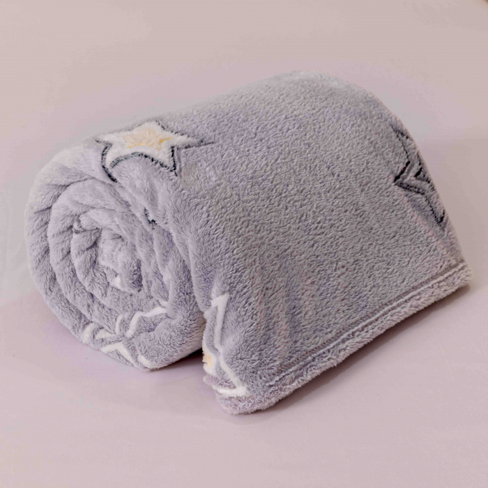 Patura Cocolino, Pat 2 Persoane 200x230 cm, Bleu C768 [3]