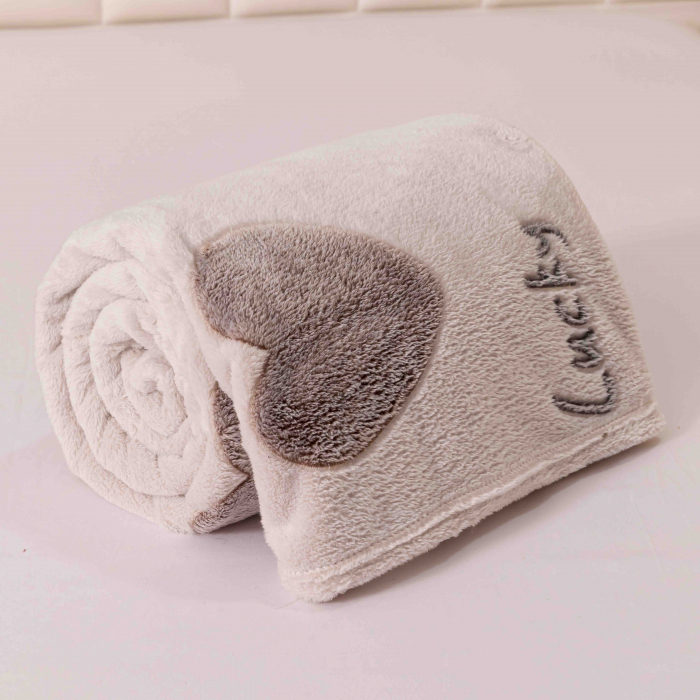 Patura Cocolino, Pat 2 Persoane 200x230 cm, Crem C759 [3]