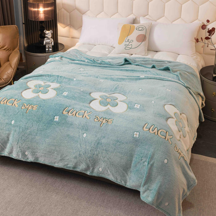 Patura Cocolino, Pat 2 Persoane 200x230 cm, Verde  C761 [1]