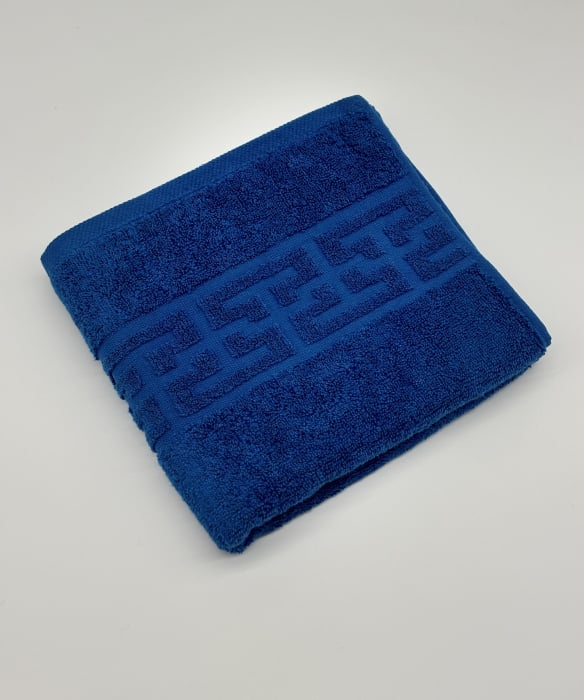 Prosop Bumbac 500 gr/mp, 50x90 cm, Dunga Greceasca, Albastru C844 [3]