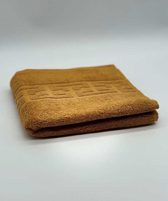 Prosop Bumbac 500 gr/mp, 50x90 cm, Dunga Greceasca, Galben Mustar C1149 [3]