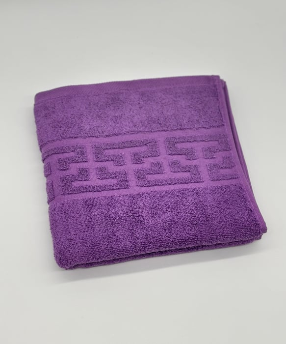 Prosop Bumbac 500 gr/mp, 50x90 cm, Dunga Greceasca, Mov C841 [2]