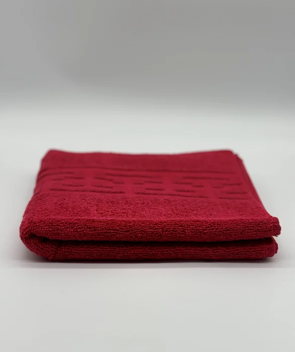 Prosop Bumbac 500 gr/mp, 50x90 cm, Dunga Greceasca, Rosu C845 [4]