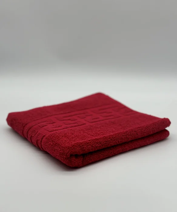 Prosop Bumbac 500 gr/mp, 50x90 cm, Dunga Greceasca, Rosu C845 [2]